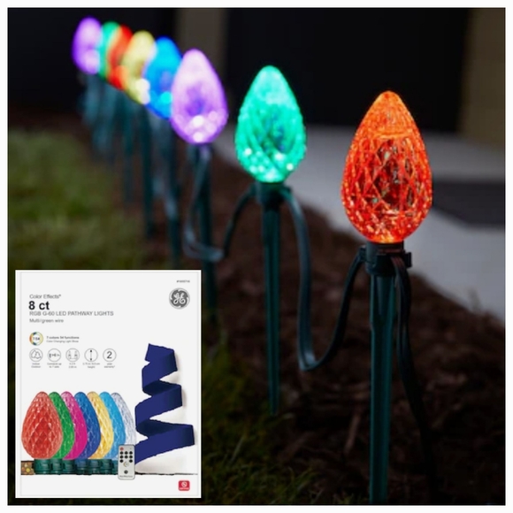 GE Color Effects Holiday Color Effects 8 Ct Rgb G6 Led Christmas